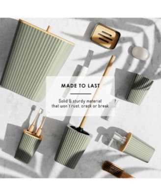 6-Piece Complete Bathroom Decor & Accessory Set