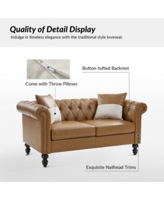 Tecla 3 Piece Living Room Set with Two-tone Throw Pillows