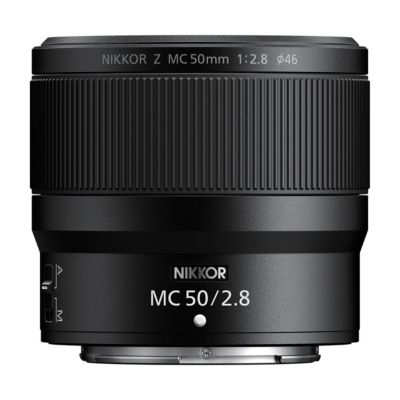 NIKKOR Z MC 50mm f/2.8 Lens, Bundle with Bower 3-Piece 46mm Filter Kit, Pouch, Lens Cleaner, Cleaning Kit, Lens Cap Tether