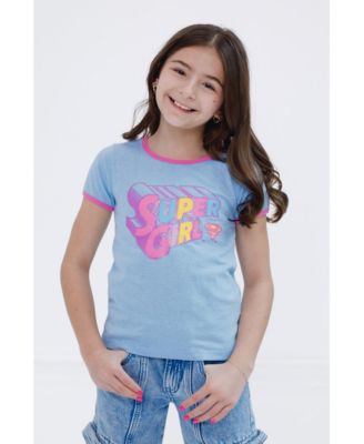 Girls DC Comics Super Ringer T-Shirt