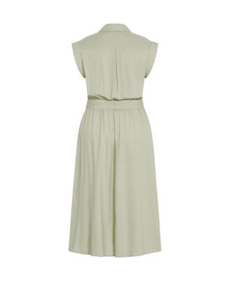 Plus Size Utility Midi Dress