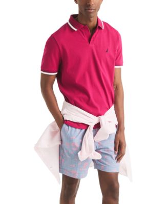 Men's Classic-Fit Johnny Collar Tipped Polo Shirt