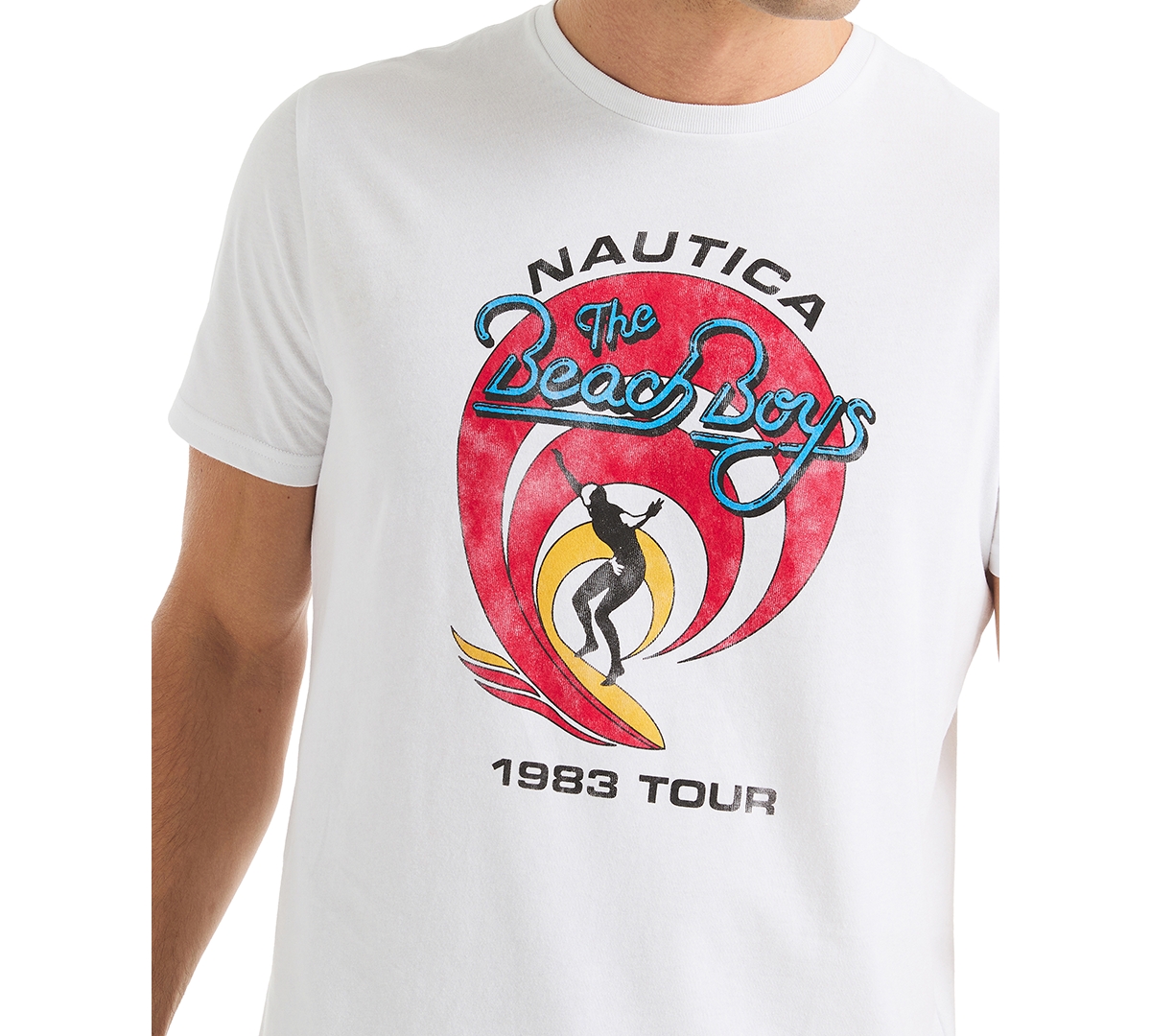 NAUTICA BEACH BOYS X NAUTICA MEN'S CLASSIC-FIT GRAPHIC T-SHIRT 