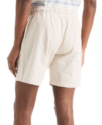 7" Striped Textured Pull-On Short