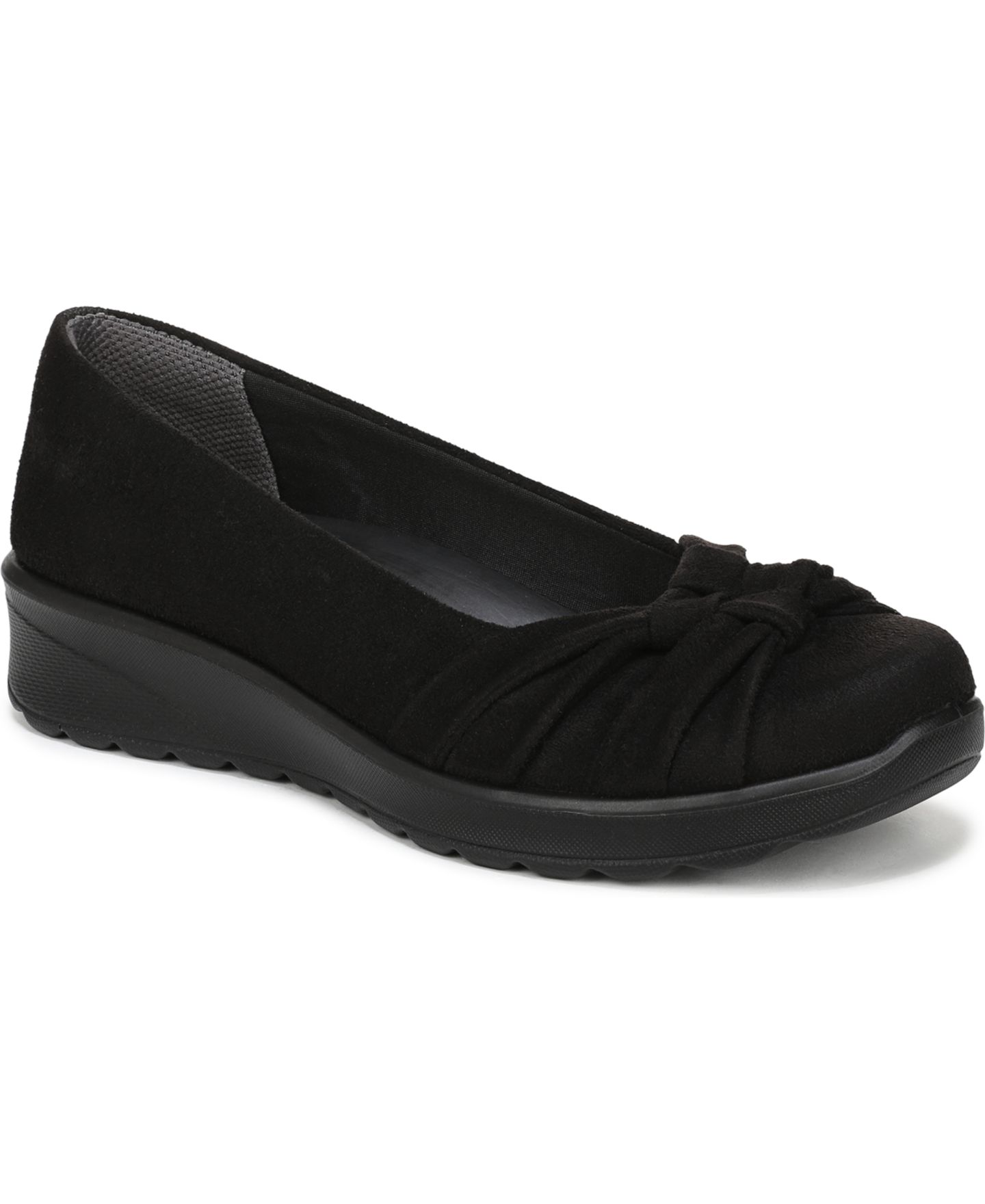 Женские балетки LifeStride Glamour с круглым носом, цвет: Чёрный — фото 1