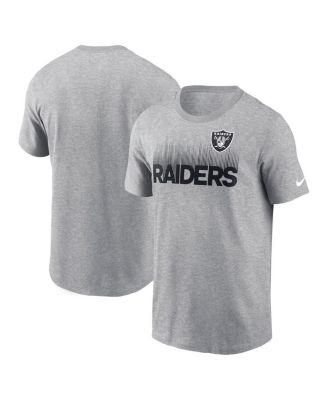 Nike - Men's Heather Gray Las Vegas Raiders Local Essential T-Shirt