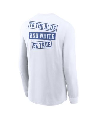 Men's White Kentucky Wildcats Two-Hit Classic Location Long Sleeve T-Shirt
