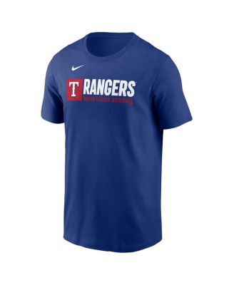 Men's Royal Texas Rangers Team Block T-Shirt