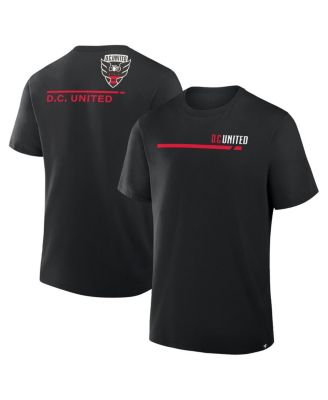 Fanatics - Men's Black D.C. United Corner Kick Legacy Cotton T-Shirt