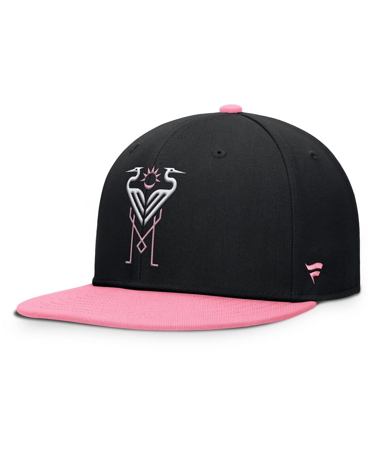Fanatics Men's Black Inter Miami Cf Sitter Snapback Hat In Black