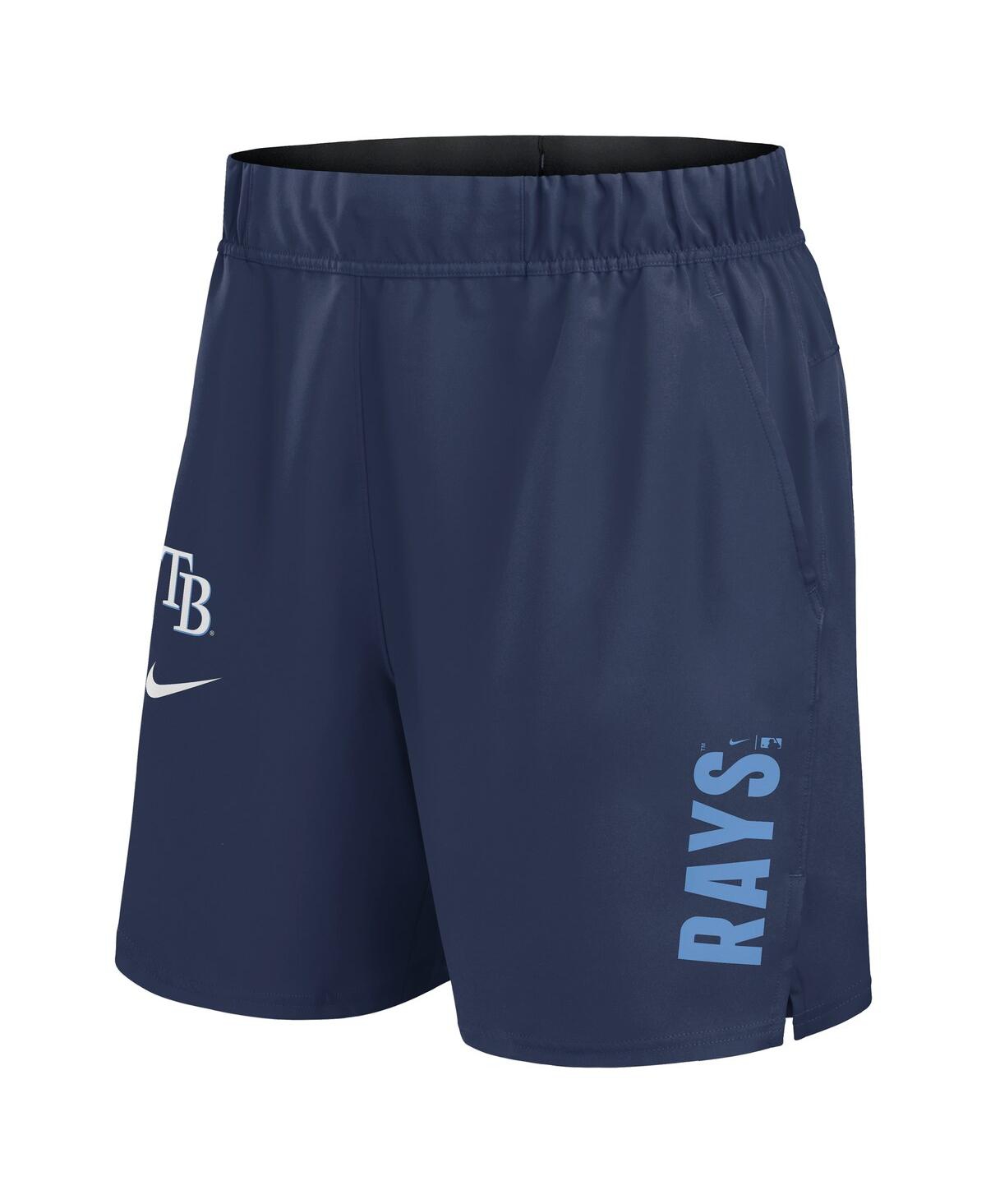 Nike Navy Tampa Bay Rays Woven Victory Performance Shorts In Navy