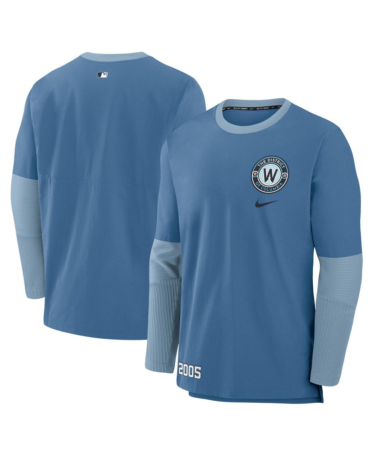 Nike Blue Washington Nationals 2025 City Connect Authentic Collection Performance Player Sweatshirt In Blue