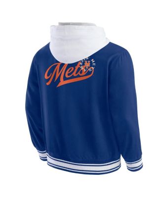 Men's&nbsp;Royal New York Mets Full-Snap Hooded Jacket