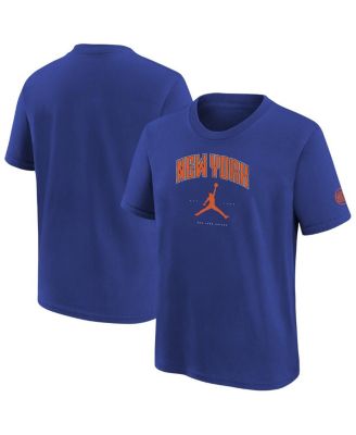 Jordan - Big Boys and Girls&nbsp;Blue New York Knicks Essential Cities T-Shirt