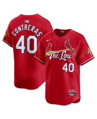 Nike - Men's Willson Contreras Red St. Louis Cardinals City Connect Limited Jersey
