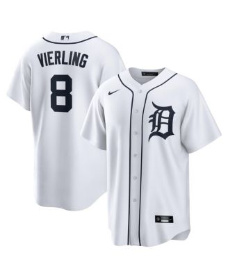 Nike - Men's Matt Vierling White Detroit Tigers Home Replica Jersey