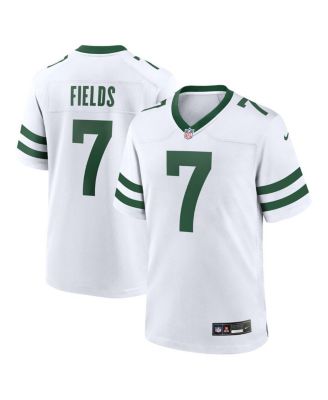Nike - Men's Justin Fields Legacy White New York Jets Game Jersey