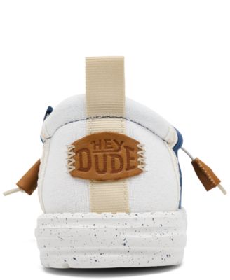 Men's Wally Craft Linen Casual Moccasin Sneakers from Finish Line