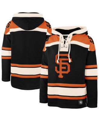 '47 Brand - Men's Black San Francisco Giants Superior Lacer Pullover Hoodie