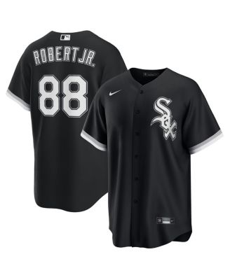 Nike - Men's Luis Robert Jr. Black Chicago White Sox Alternate Replica Player Jersey