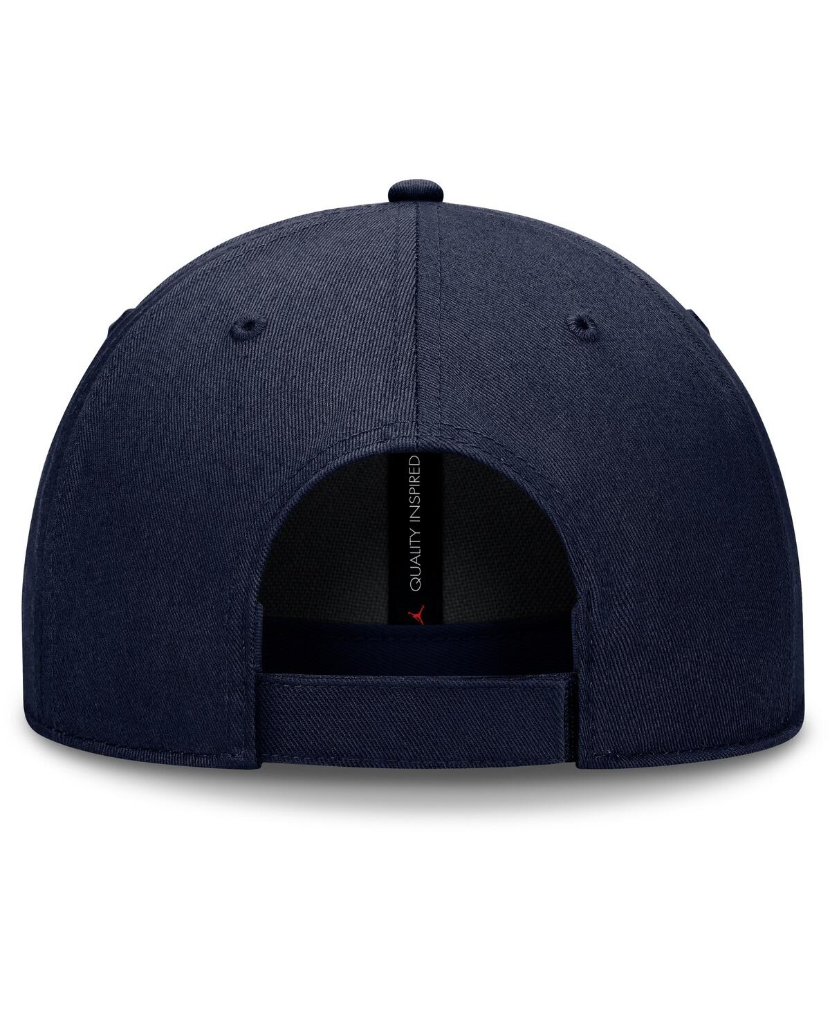JORDAN MEN'S NAVY MICHIGAN WOLVERINES PERFORMANCE CLUB ADJUSTABLE HAT 