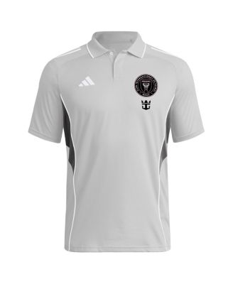 Men's Silver Inter Miami CF 2025 Training Polo Shirt