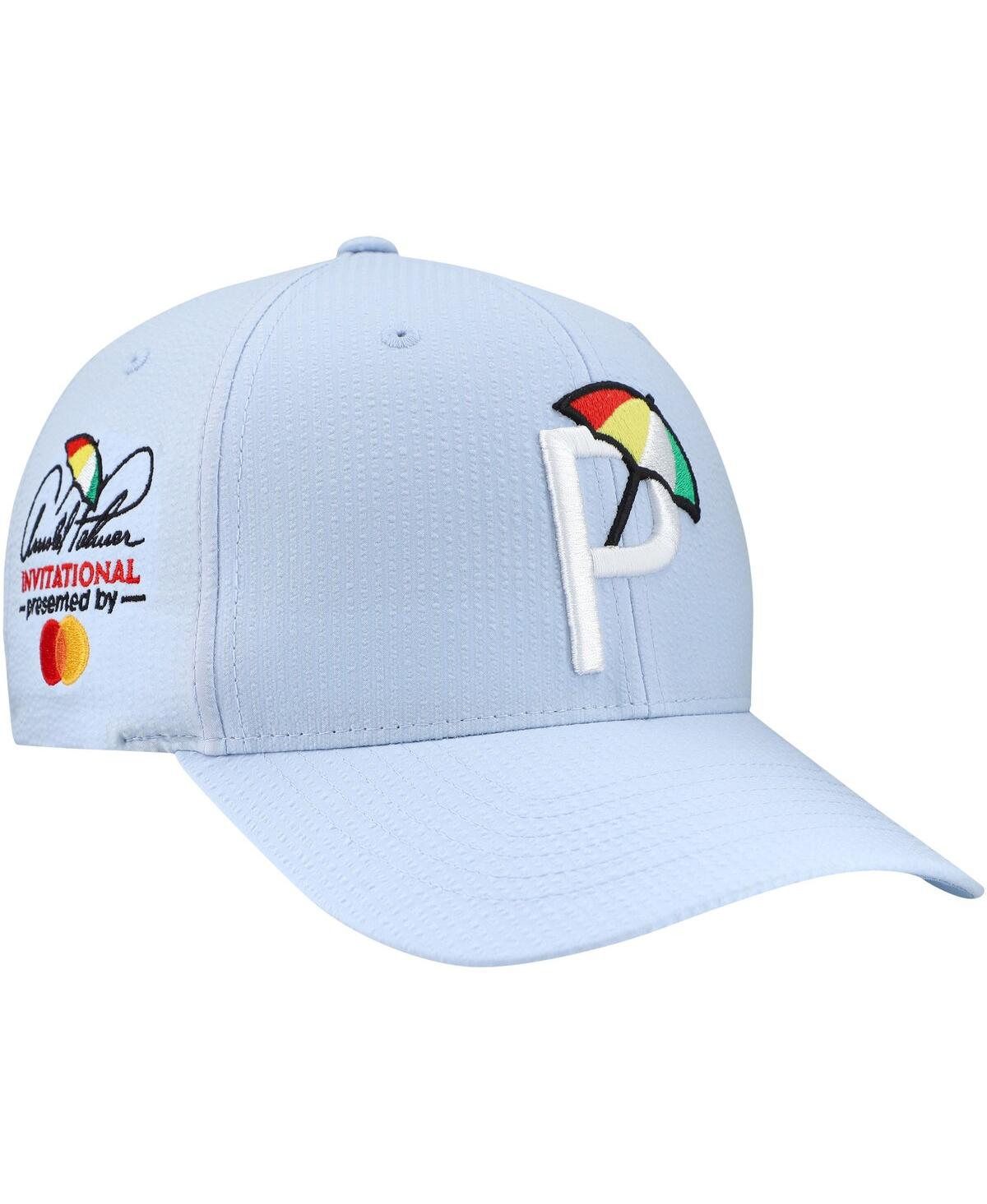 Men's Blue Arnold Palmer Invitational Seersucker Adjustable Hat - Blue