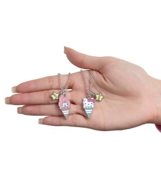 Best Friends Ice Cream Cone Necklace Set for Kids - Fun & Stylish Jewelry Gift