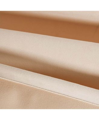 Heavyweight Velvet Grommet Curtain Panels (Set of 2), 52" W x 63" L