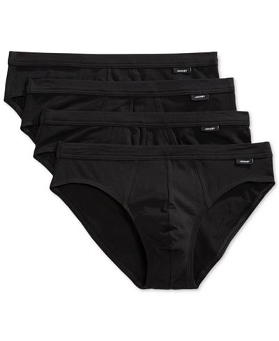Jockey Stretch Tagless Bikini Briefs, 4 Pack