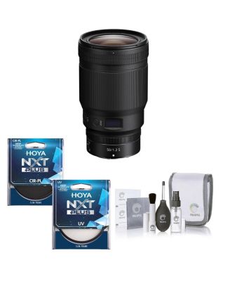 NIKKOR Z 50mm f/1.2 S Lens, Bundle with Tiffen 82mm UV and CPL Filters