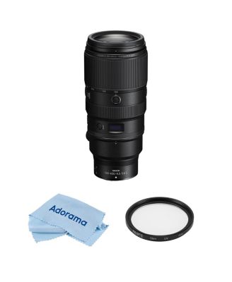 NIKKOR Z 100-400mm f/4.5-5.6 VR S Lens, Bundle with ProOptic Pro Digital 77mm Multi Coated UV Slim Filter, Cleaning Cloth