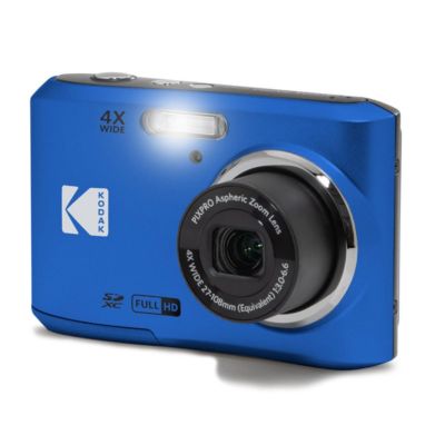 Kodak PIXPRO FZ45 Friendly Zoom 16MP Full HD Digital Camera, Blue, Bundle with 32GB Memory Card and Camera Bag