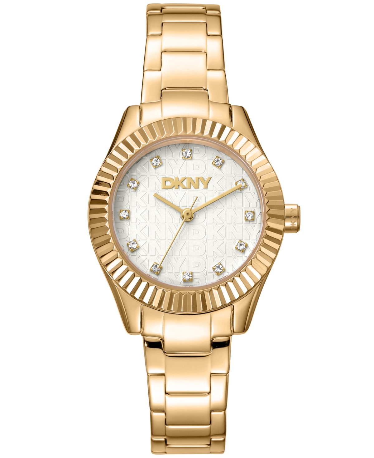 Women's Chambers Glitz Gold-Tone Stainless Steel Bracelet Watch, 30mm - Gold