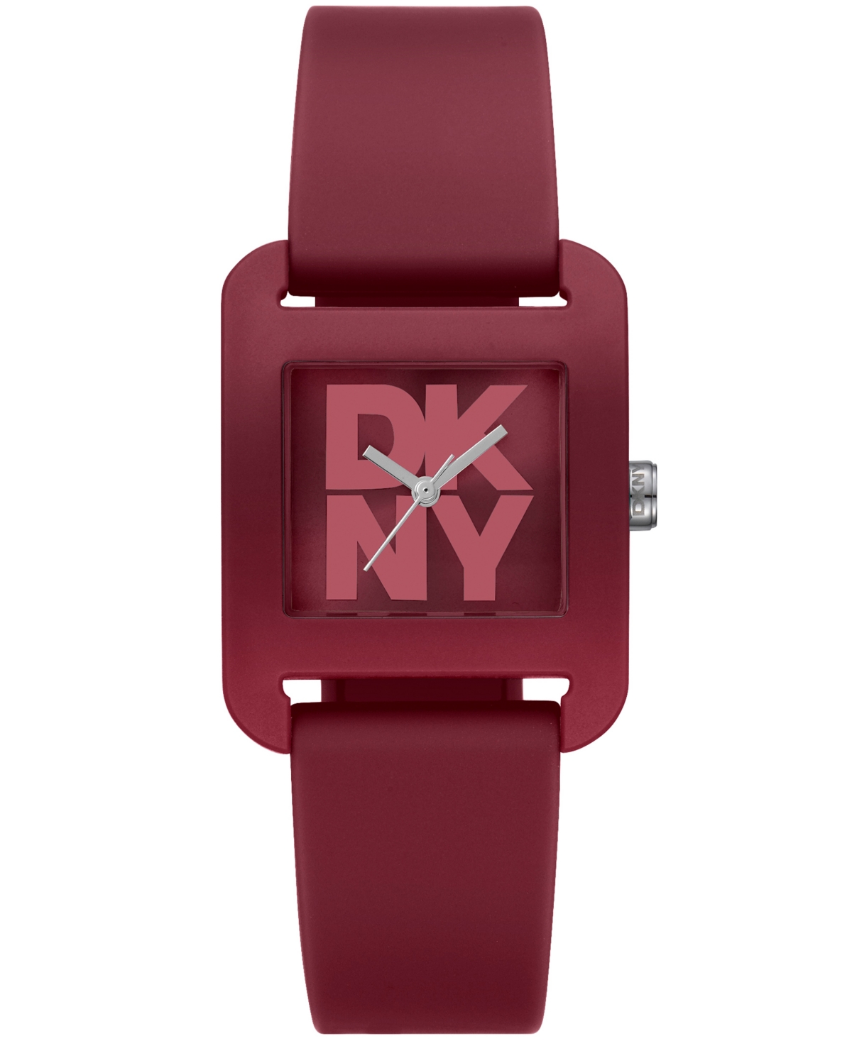 Women's City Sport Dark Red Silicone Strap Watch, 37mm - Dark Red