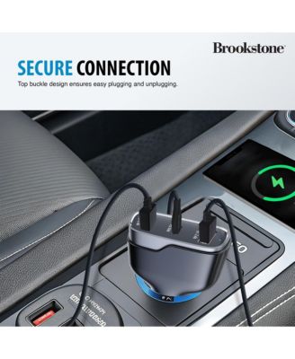 Tripple Port PD 50 Watt Rapid Car Charger and 4FT Lightning Cable Charging Kit