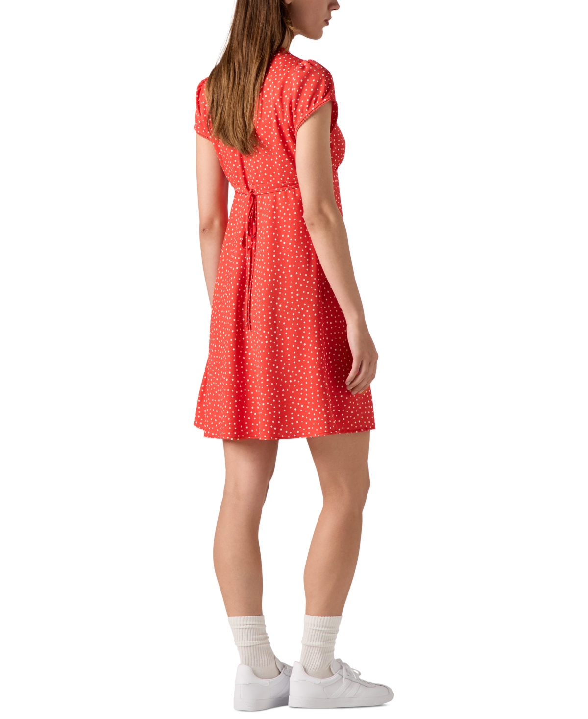 Levi's Myla Short Sleeve Dress In Orange
