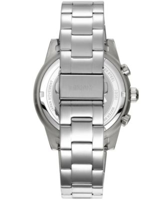 Men's Bryant Park Chronograph Stainless Steel Bracelet Watch, 44mm
