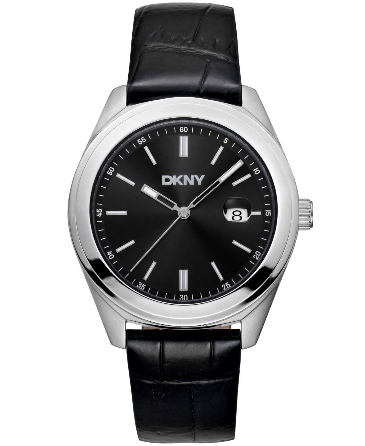 Men's Modernist Classics Dark Blue Leather Strap Watch, 40mm - Dark Blue