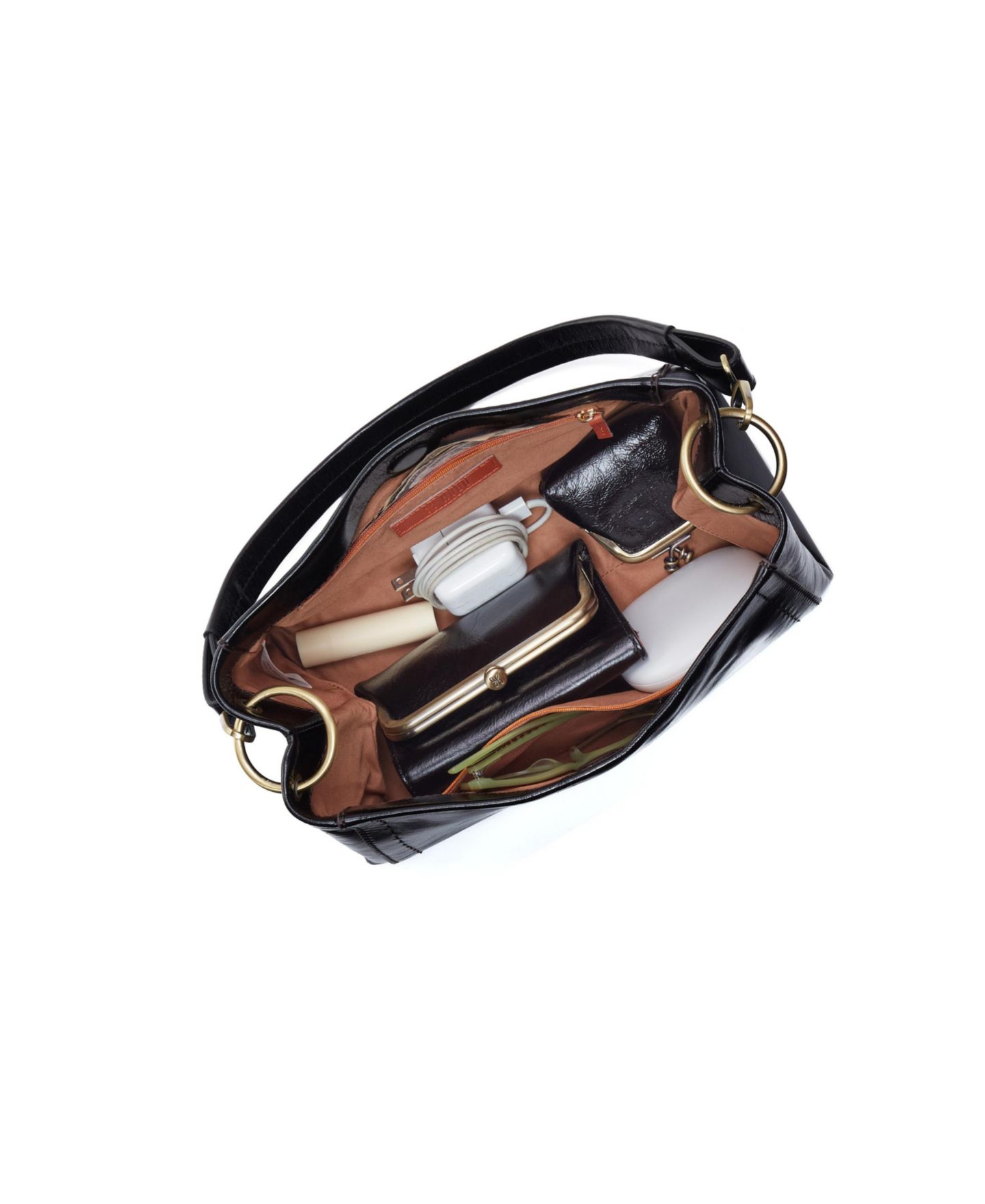 Женская сумка HOBO Seneca Shoulder Crossbody, цвет: Чёрный — фото 3
