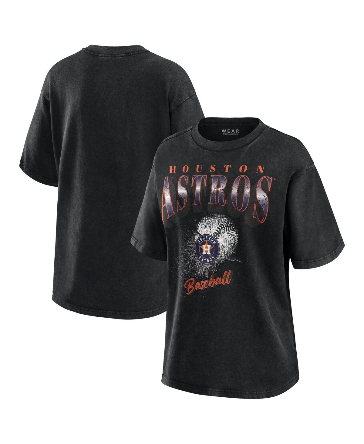 Women's Charcoal Houston Astros Boyfriend T-Shirt - Charcoal