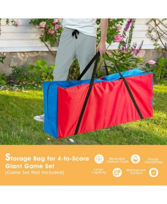 Giant 4-In-A-Row 4-to-Score Game with bag Indoor Outdoor Party Family Time Game