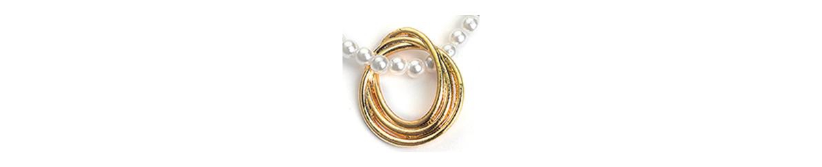 Sohi Women's Santorini Lariat Necklace In White