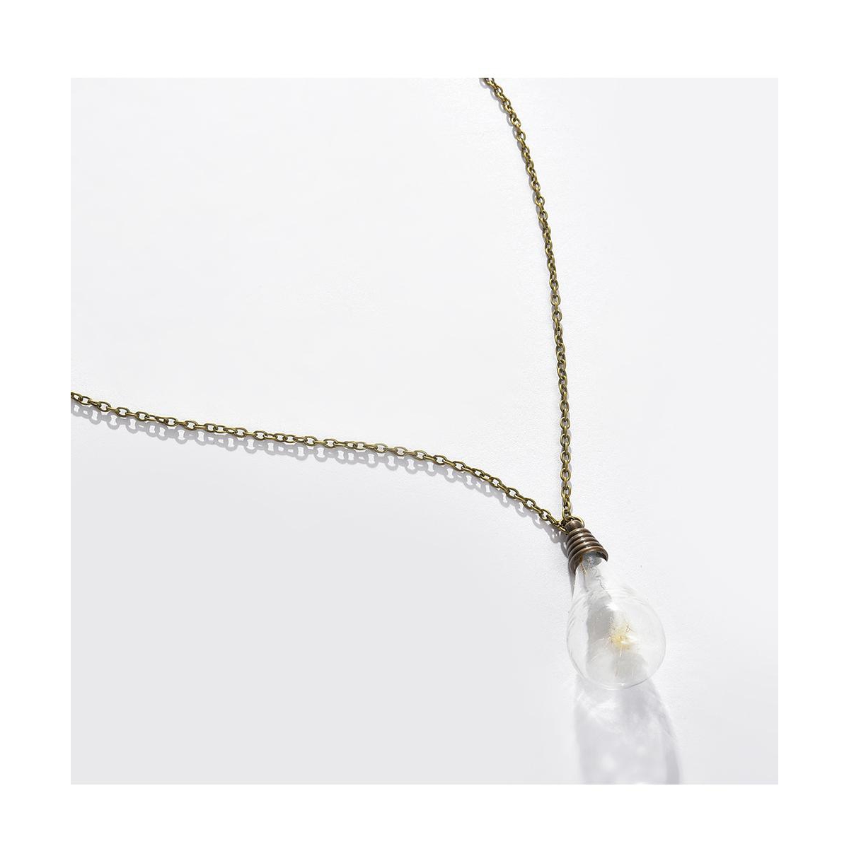 Sohi Women's Silver Plated Designer Pendant Chain In Silver
