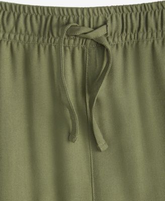 Little & Big Girls Wide-Leg Pull-On Cargo Pants, Exclusively at Macy's