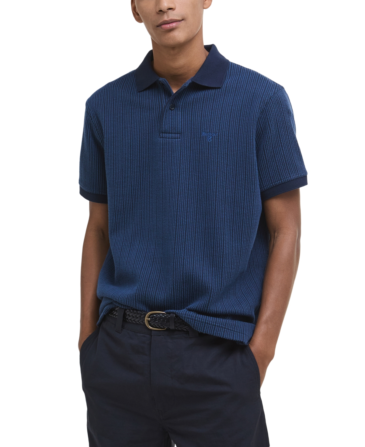 Men's Harworth Tailored Polo Shirt - Navy