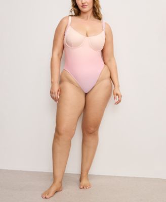 Women's Sunset Show-Off Underwire One-Piece Swimsuit, Regular And Plus Size