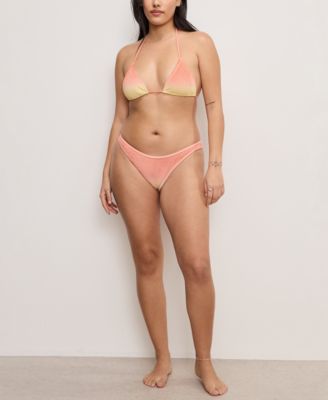 Shop Good American Always Fits Ombre Triangle Bikini Top Always Fits Ombre Bikini Bottom