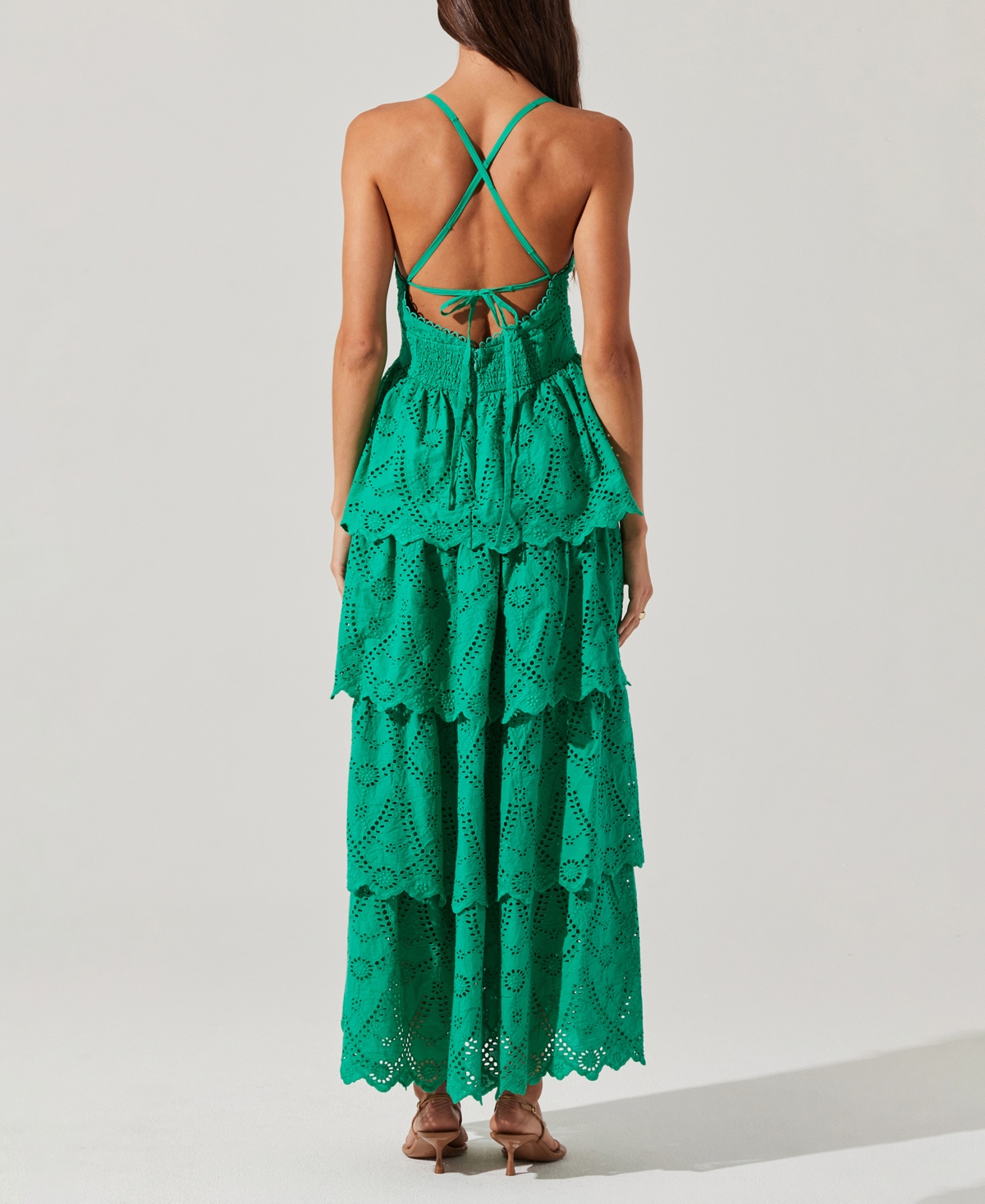 Astr Women's Faeryn Cotton Maxi Dress