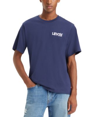 Levi's - Men's Relaxed Fit Short Sleeve Box Tab Logo Crewneck T-shirt